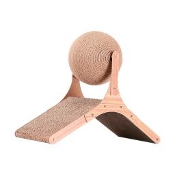 Brinquedo resistente ao desgaste Cat Scratcher Brinquedo interativo do animal de estimação Proteção de móveis Coçar bola Grind Claw Playing Gatos de interior - Image 5