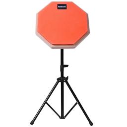 Snare Drum Prática Pad para bateria, dupla face, silencioso, Drum Pad com duas superfícies, 8 em - Image 4