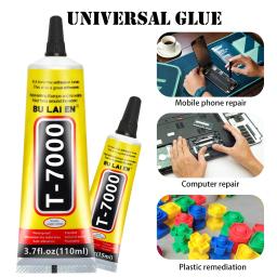 Cola DIY Reparação adesivo com precisão Aplicador Dica, Contato Preto, T7000, 15ml, 50ml, 110ml - Image 3