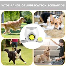 Máquina do lançador de bolas de tênis para cães, Bola dispensadora interativa, Brinquedos para cães, Alimentador inteligente não elétrico, interior e exterior - Image 5