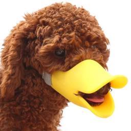 Silicone Duck Mouth Muzzles para animais de estimação, máscara para cães, anti mordida, parar de latir, cão pequeno e grande - Image 2