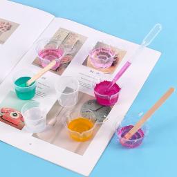 Kit De Ferramentas De Fundição De Mistura De Resina, 10 Copos De Medição, Varas De Madeira, 10 Droppers, Artesanato DIY, Fabricação De Jóias - Image 3
