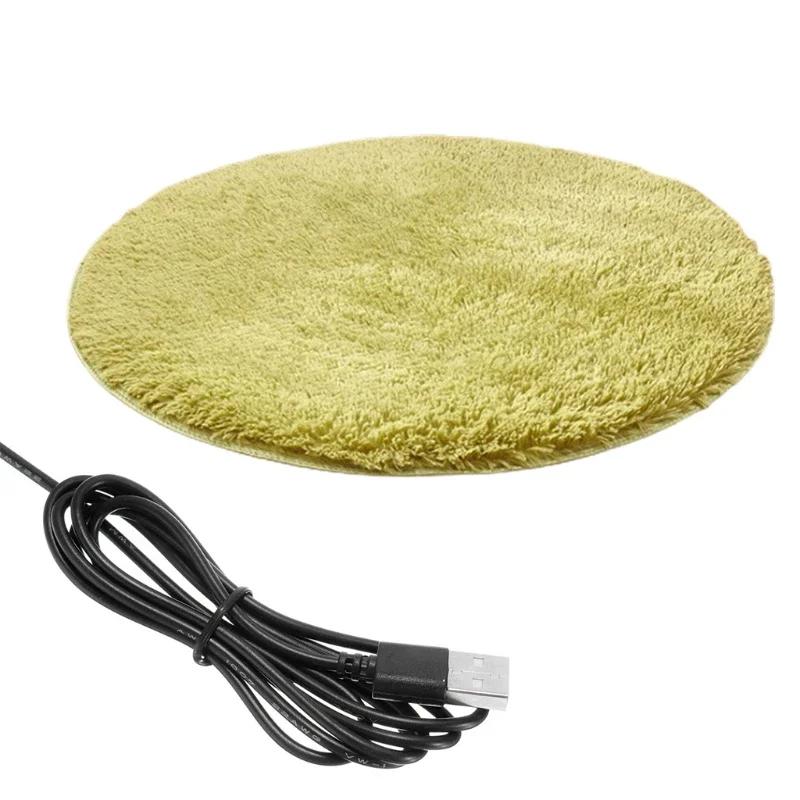 Cobertor elétrico pet USB, Almofada de pelúcia para gato, Tapete de aquecimento anti-risco, Cama de dormir para cachorro, Dropshipping - Image 1