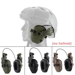 Capacete Tático Headset, Redução de Ruído, Captura De Som, Tiro, Proteção Auditiva, Protetor Ouvido, Airsoft, Auscultadores CS para Fast Wendy - Image 1
