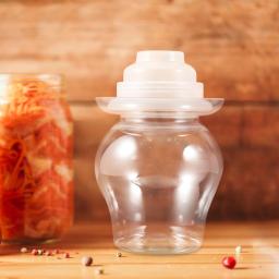 Garrafa De Recipiente De Plástico Para Fermentação De Alimentos, Frascos De Alimentos Domésticos, Kimchi Jar, Legumes Fermentando Pickle - Image 6