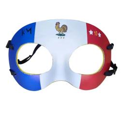 Máscara esportiva anticolisão, proteção contra nariz e rosto, futebol e basquete, imitando Mbappé com a mesma máscara de galo, novo, 2022 - Image 1