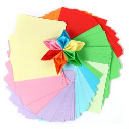 100 folhas/pacote origami papel dupla face cor origami diy kit para artesanato crianças adultos atividade aniversário presente de natal - Image 1