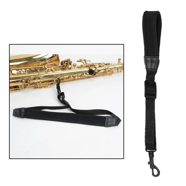 Correia Ajustável para Saxofone, Baixo e Fagote - Conforto e Estilo para Músicos