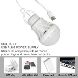 Portátil USB Powered Camping Lamp, Lâmpada LED, Luz, Energia, Iluminação, Acampamento, Barraca, Noite, ao ar livre, Caminhadas - Image 4