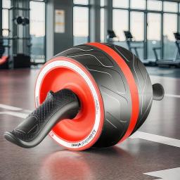 Roda de rolo abdominal multifuncional com joelheira antiderrapante equipamento de treino de núcleo de aperto ergonômico para exercícios de ginástica em casa - Image 4