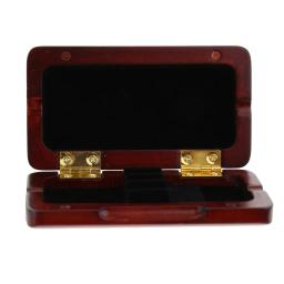 Caixa de suporte para palhetas de oboé de madeira de bordo para 3 peças de palhetas tamanho 95 x 50 x 14 mm/3,74 x 1,97 x 0,55 polegadas - Image 2