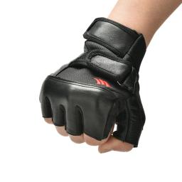 Luvas De Couro Para Homens, Levantamento De Peso, Exercício De Ginástica, Treinamento, Esporte Fitness, Carro Esportivo - Image 5