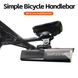 CYCLAMI-Bicicleta Computador Mount Suporte De Extensão, Fibra De Carbono, Integrado Bicicleta Guiador, Suporte Do Farol Para XOSS IGPSPORT - Image 4