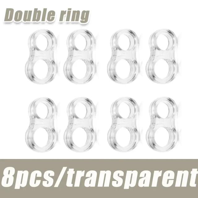 Batente de Porta Silicone Transparente Anti-Impacto 4 Unidades
