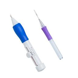 Caneta de bordado mágica, kit de agulhas de perfuração, faça você mesmo, tricô, costura, artesanato, ponto cruz, linhas de bordado, ferramenta de costura, acessório de costura - Image 5