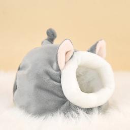 Y1ub gaiola hamster roedores cama coelho casa suprimentos cobaias furão ninho veludo dormir cama quente pequenos - Image 3