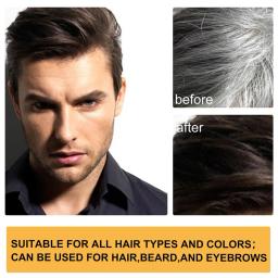 Barra de champô para escurecimento do cabelo, Tintura para cabelos grisalhos e brancos, Condicionador Orgânico Natural para Cabelos, Rosto e Corpo, 60g, 50g - Image 5
