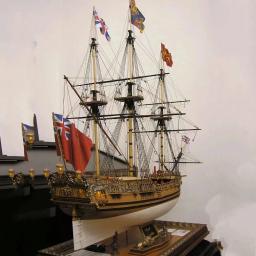 Modelo De Madeira Navio De Vela Conjunto Kit, Brinquedo DIY, Presente Coleção, Francês, Real, Tation Navio, 1:50 - Image 2