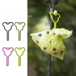 Novo suporte para saco de cocô de animais de estimação, clipe fixo mãos livres, suprimentos de limpeza para caminhada de cachorro, gato, cachorro, dispensador de saco de cocô - Image 6