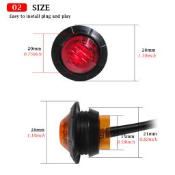 Impermeável LED Barco Navegação Luz, Sailing Signal Lâmpada, Marine Yacht Luz de advertência, Azul, Vermelho, Verde, Branco, Amarelo, 12V, 24V, 5Pcs - Image 3