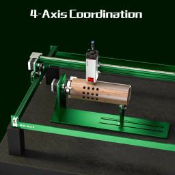 2023 neje max 4 a40640/e40 80w cnc máquina de gravação a laser cortador a laser madeira para marca metal bluetooth app controle lightburn - Image 5