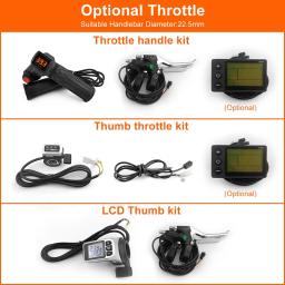 12 Polegada kit de conversão de bicicleta elétrica com motor do cubo 250w roda traseira dianteira com sensor de assistência de pedal para carrinho de scooter e-bike - Image 6