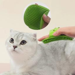 Escova de banho para animais de estimação, silicone, massagem para esfregar cães, remover pêlos flutuantes, luvas de banho para limpeza de gatos, suprimentos para lavagem de animais de estimação - Image 3