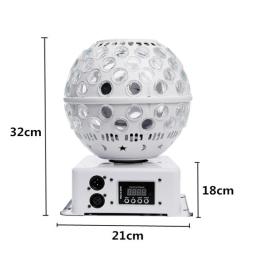 Bola mágica led portátil profissional ktv piscando efeito de iluminação de palco com controle remoto para luci led discoteca dmx - Image 3