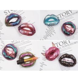 Silicone Lip Lip Candle Moldes, Ornamentos de resina, Molde para fazer vela - Image 3