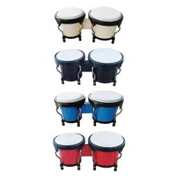 Bongo-Instrumentos de Percussão Educacional, Drum Set, Mão Africano, 6 Polegada, 7 Polegada - Image 1