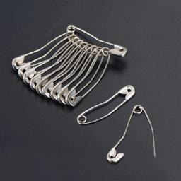Silver Curved Safety Pins, Quilting Basting Pins, Pinos de costura curvados, DIY Quilting and Knitting, Tamanho 27, 38, 50mm, 30Pcs - Image 4