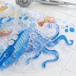 Tapete de banheiro antiderrapante dos desenhos animados, PVC Bottom, Ventosa, Tapete de chuveiro para drenagem infantil, Banheira Mat, Eco-Friendly, 23 Padrão - Image 5