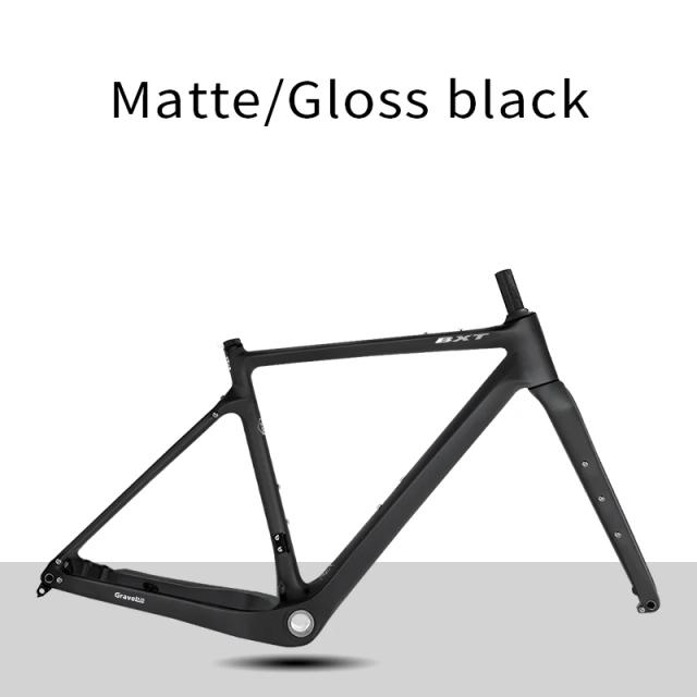 BXT Quadro de Bicicleta de Cascalho Carbono T1000 Totalmente Oculto 49-58cm