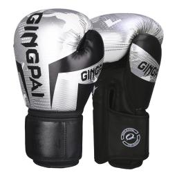 Luvas de boxe respiráveis e resistentes ao desgaste de couro de alta qualidade para treinamento Sanda, luvas de combate protetoras espessadas - Image 3