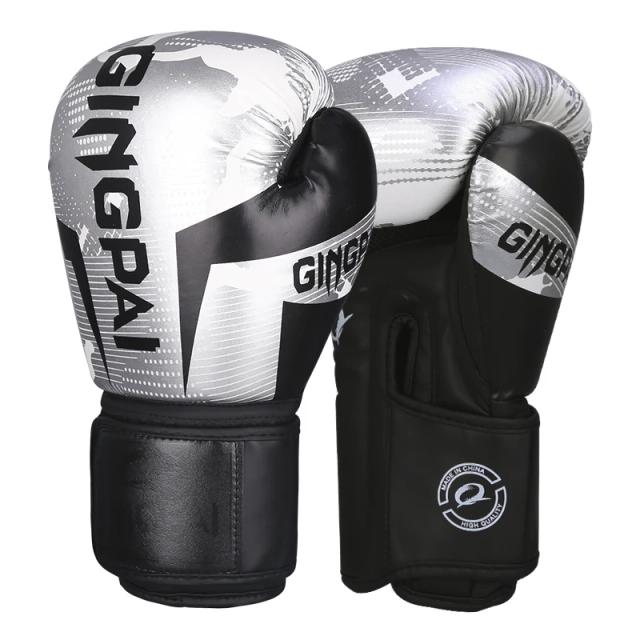 Luvas de Boxe de Couro de Alta Qualidade: Respirável, Resistente ao Desgaste e Protetora para Treinamento Sanda