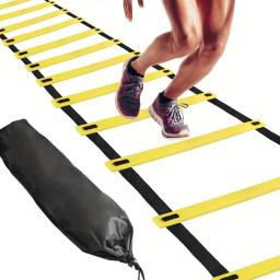 Agilidade Escada com Saco De Armazenamento, Equipamento De Treino De Velocidade, Futebol, Fitness, Pés De Treino, Escada - Image 3