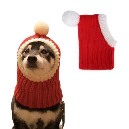 Chapéu de inverno quente para cães e gatos, acessórios para animais, gato, pequeno, médio, grande, vestir-se, suprimentos, Natal - Image 2
