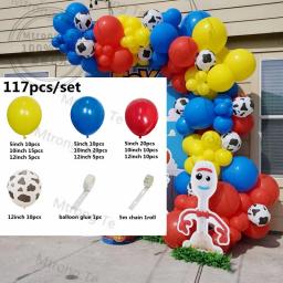 1 conjunto de balões de látex para animais de estimação, pata de cachorro, tema animal, decoração de festa de aniversário, guirlanda, kit de arco, globos de ar, brinquedos infláveis para crianças, fornecimento - Image 3