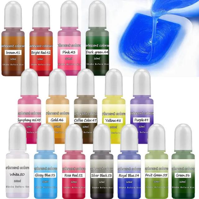 Kit Completo de Corantes Líquidos para Velas e Sabão com 30 Cores para Artesanato Criativo