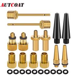 Prémio latão moto pneu válvula adaptadores, bola bomba agulha, adaptadores kit como inflação dispositivos e acessórios, 1 conjunto - Image 1