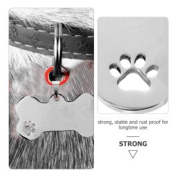 Etiquetas personalizadas para animais de estimação, encantos gravados do colar do cão, etiquetas de identificação para cães, 10 pcs - Image 6