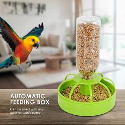 Grande Capacidade Conveniente Alimentador de Pássaros, Caixa de Alimentação, Adequado para Frango, Pássaro, Papagaio, Pet Suprimentos, Oito Grade - Image 1