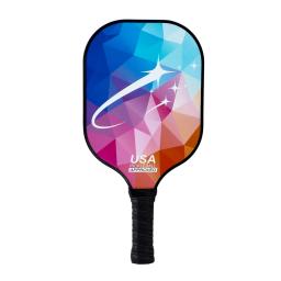 Conjunto De Pás De Pickleball De Fibra De Carbono, Esportes De Tênis De Praia E Raquete Ao Ar Livre, Bola De Críquete, USAPA Conjunto Aprovado - Image 4