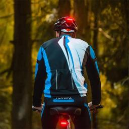 LED Bright Bike Taillight Set, Farol de segurança de ciclismo, Iluminação noturna, Luz dianteira e traseira de bicicleta, USB recarregável - Image 5