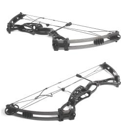 Junxing 40-60 lbs composto polia arco m106 liga de alumínio lidar com poderoso conjunto de arco e flecha para tiro ao ar livre caça - Image 1