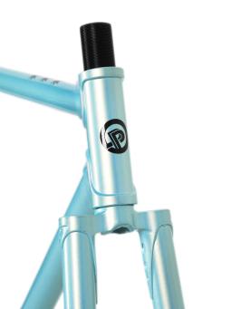 Quadro bicicleta retro Steel853, engrenagem fixa, azul, PIZZ-E1 - Image 2
