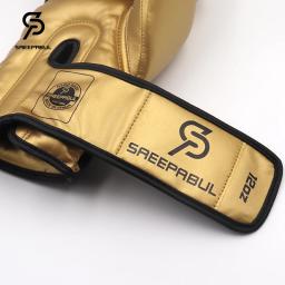 Luvas de Boxe de Couro PU para Homens e Mulheres, Artes Marciais Mistas, Muay Thai, Luta, Kickboxing, Treinamento, Crianças, 8, 10, 12, 14, 16oz - Image 5