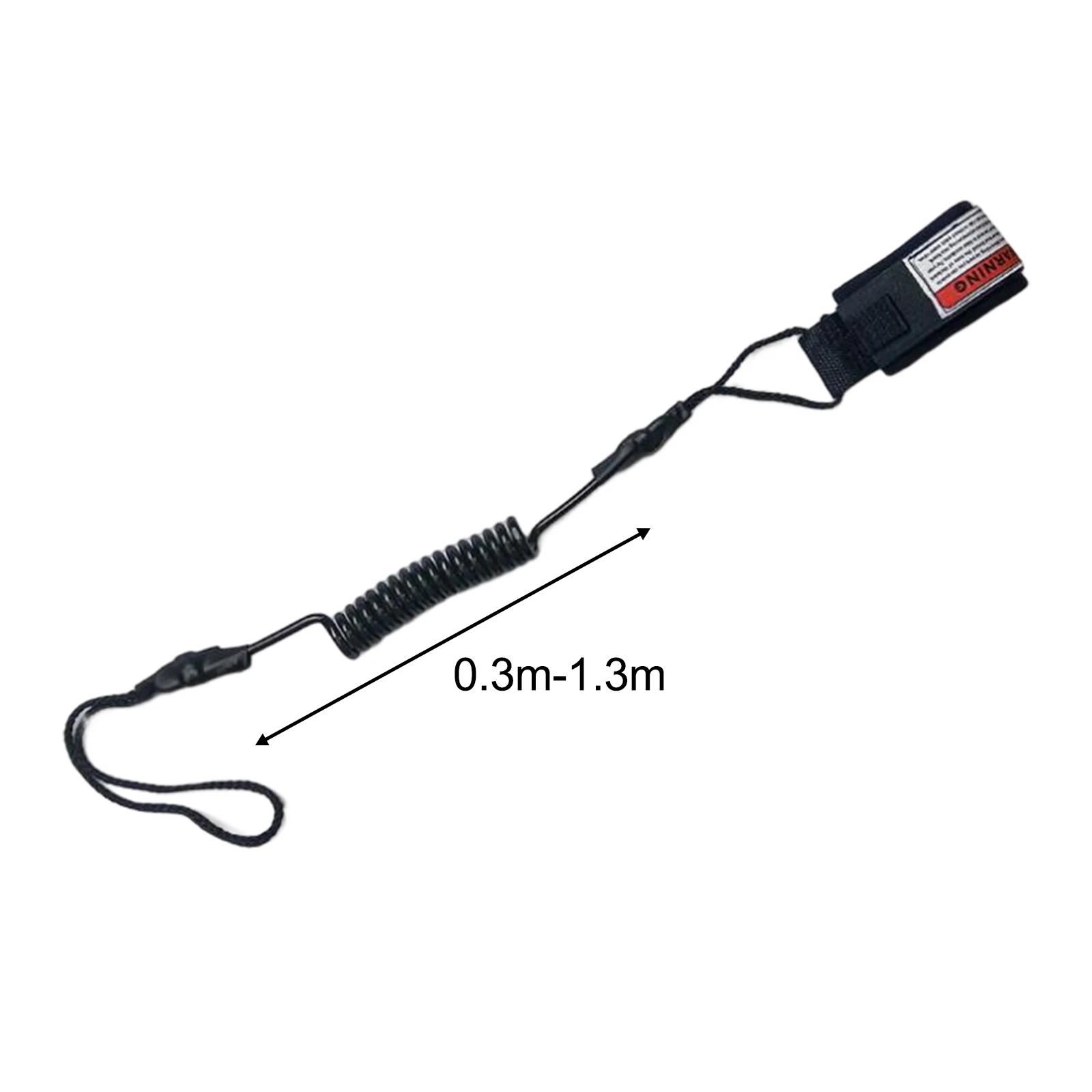 6/7/8/9/10ft Surfboard Leash Surf Leash Cordão Elástico Paddleboard Ankle Strap Cuff Cord Ajustável Leg Rope Strap para Water Sport - Image 1
