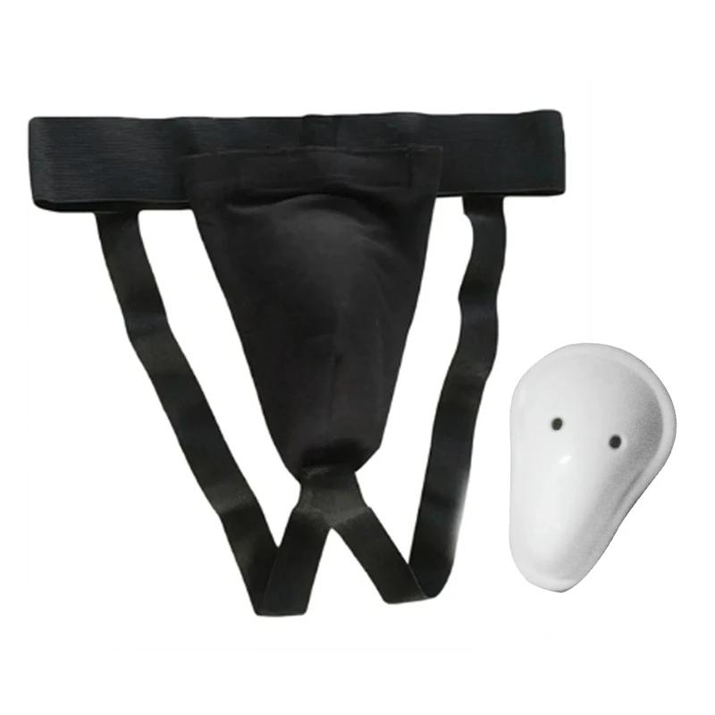 Guarda protetora de boxe profissional para homens, guarda de proteção de socos e pontapees portátil Jockstrap, protetor de treinamento - Image 1