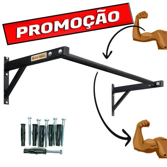 Barra Fixa para Treino Completo: Musculação Abdominal, Peito, Costas, Ombros, Bíceps e Tríceps